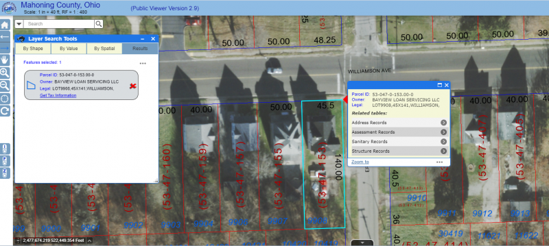 GIS Map - 99 Williamson Avenue,      Youngstown, OH.png