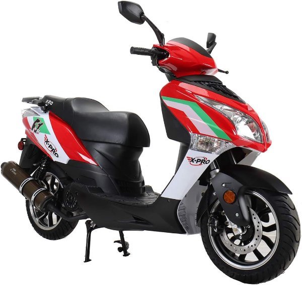 B095NPRRXK-Red-X-PRO 150cc Moped Street Gas Moped 150cc Adult Bike with 13 Aluminum Wheels Blu...jpg